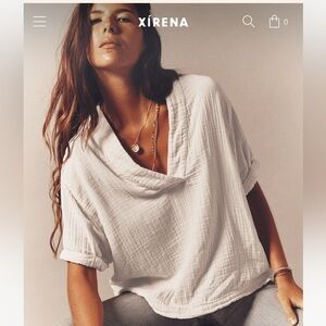 Xirena White Avery Top size M